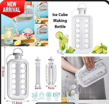 Ice cube making bottle