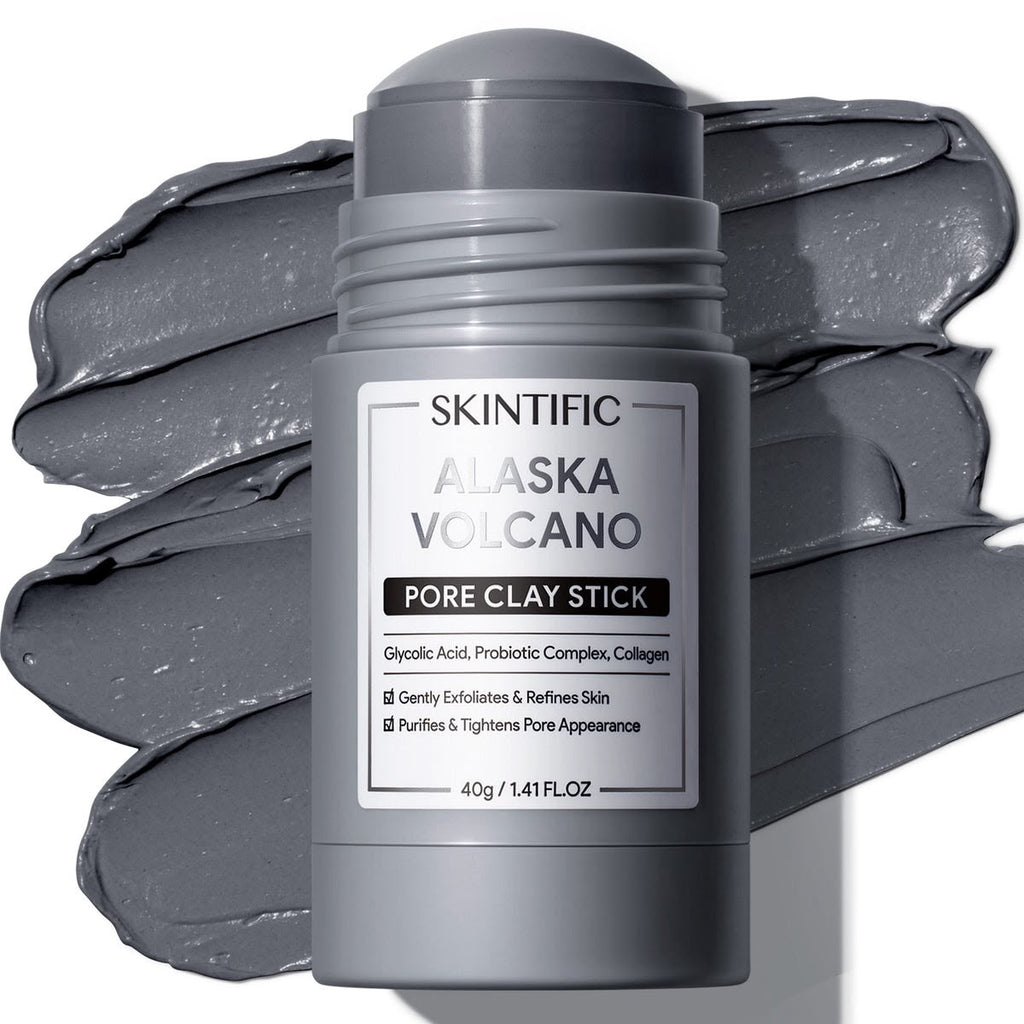 Alaska Volcano clay stick mask