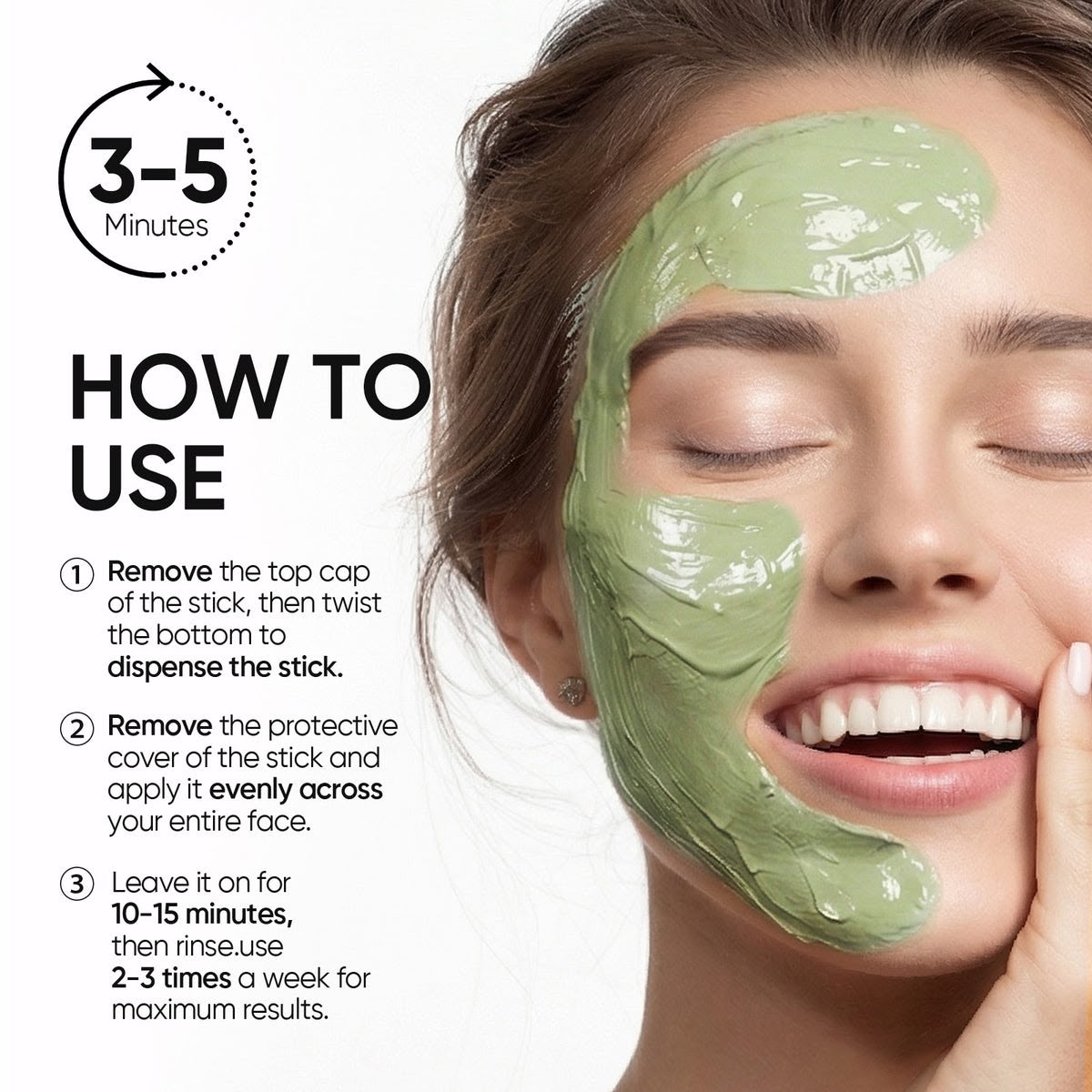Mugwort Anti Pores & Acne Clay Mask Stick